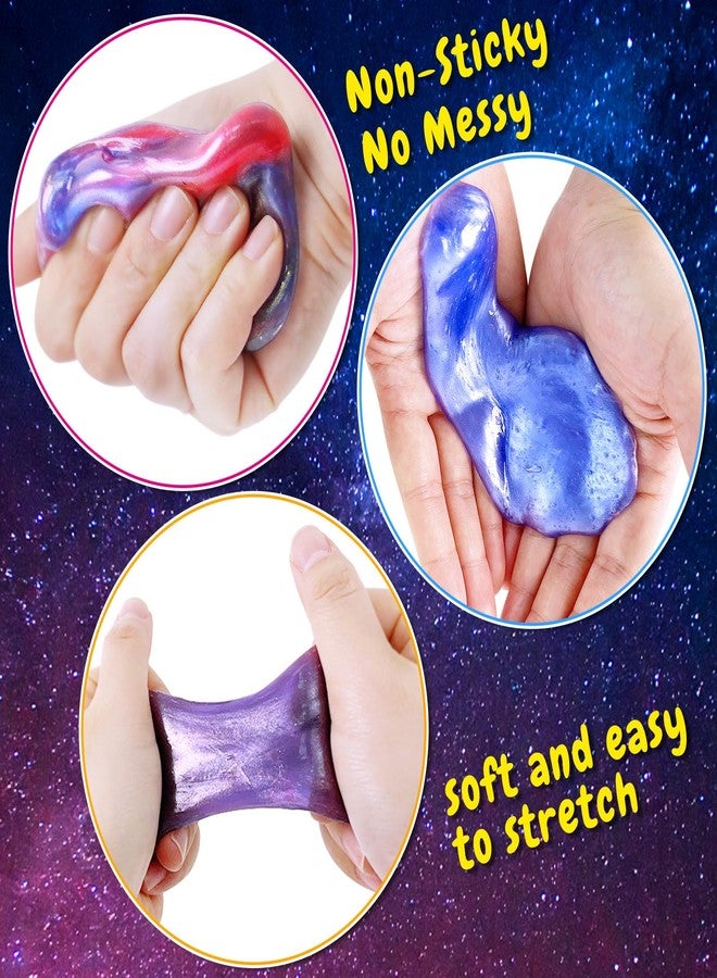 YOPINSAND 15 Pack Galaxy Slime Kit, Slime Party Favors for Kids, Stretchy & Non-Sticky Slime Pack, Slime Toy for Boys Girls 5-12 - Image 3